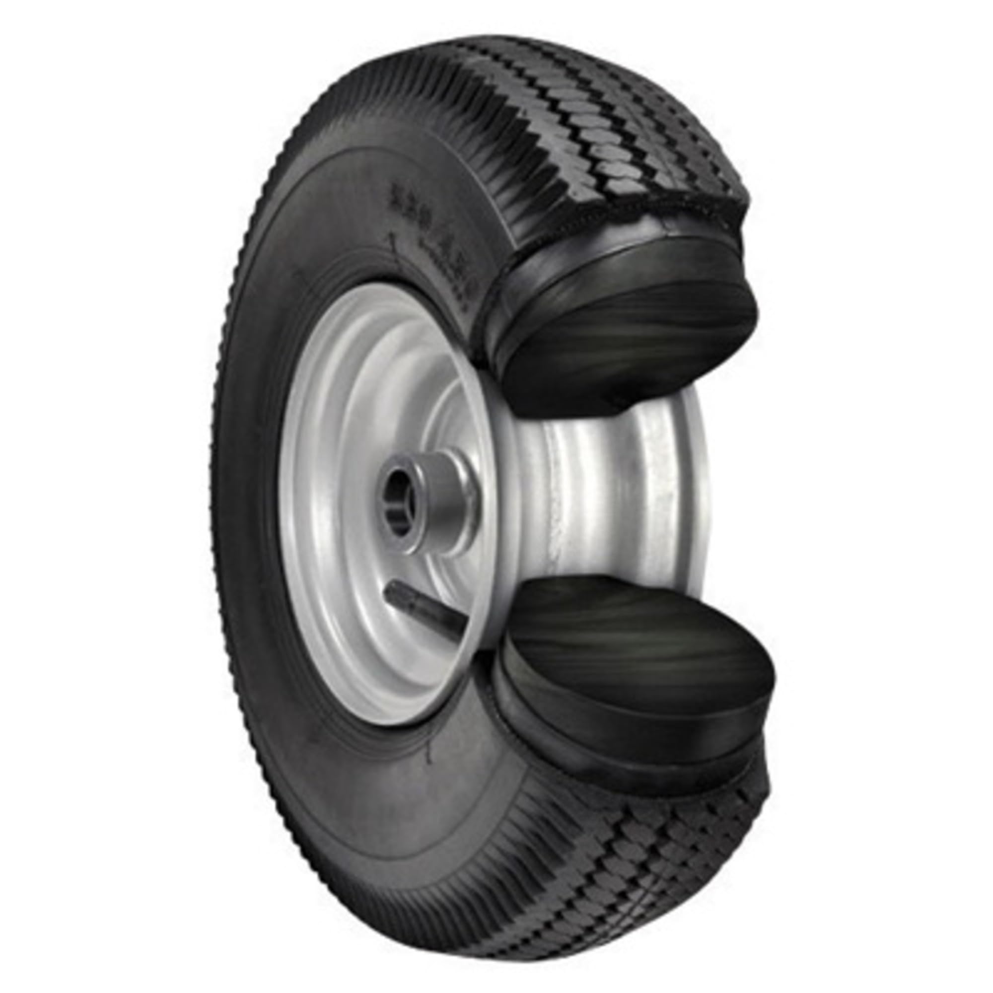 MILLER ELECTRIC Never Flat Tire,Rubber,14-1/2
