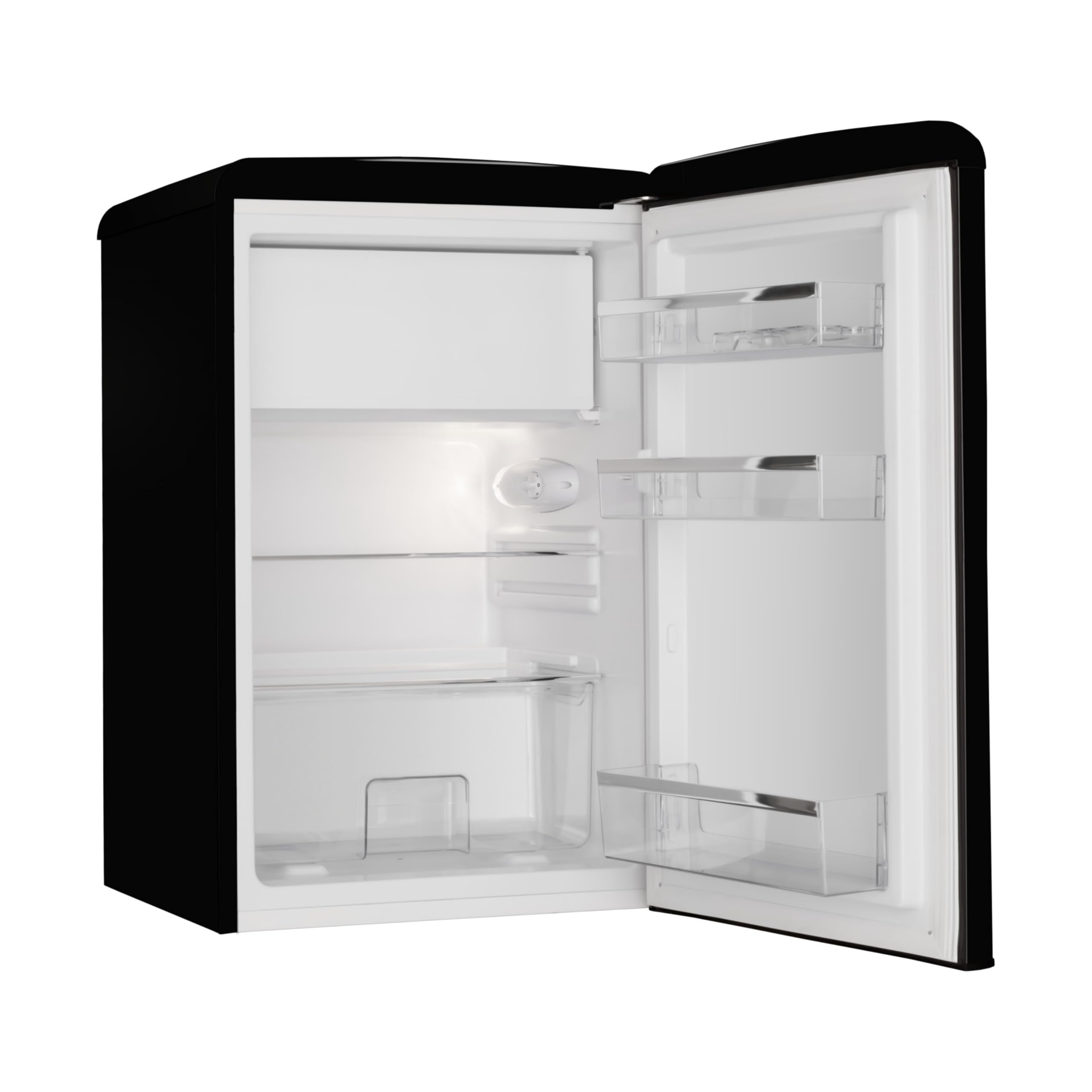 Amica Retro Kühl-Gefrierkombination 108 L 87,5 x 55 x 61,5 cm KS 15614 S