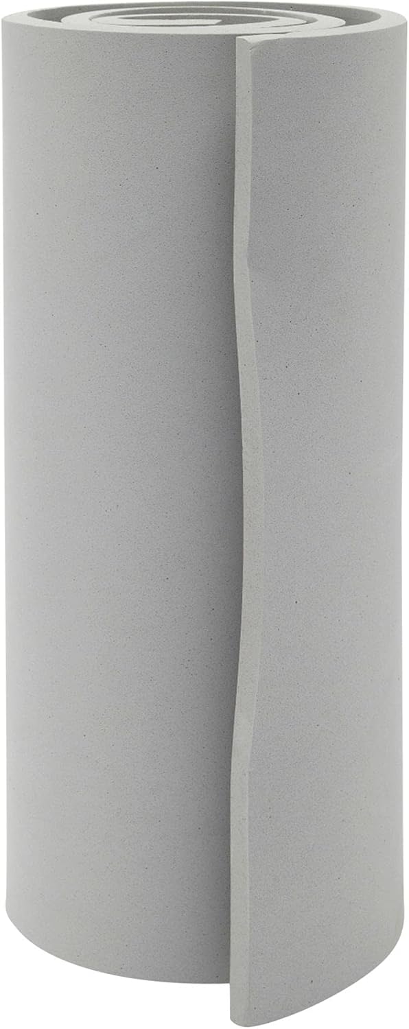 10mm Grey EVA Foam Roll Sheet for Crafts and Cosplay Costumes (13.25 x 39 in)