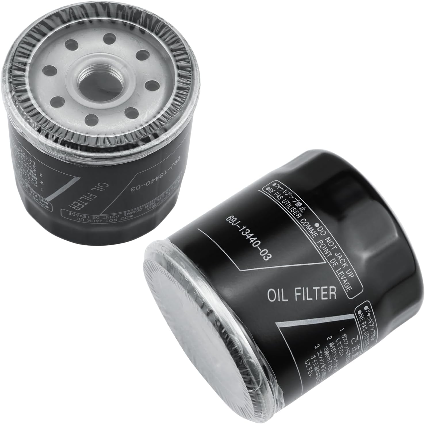 2pcs 69J-13440-04-00 69J-13440-03-00 Oil Filter for Yamaha F150 F250 F225 F200 F175 LF150 LF175 Outboard motor AR SX 190 195 240 212 222 242 252 275 Wave Runner FX HO Cruiser SHO SVHO FSH