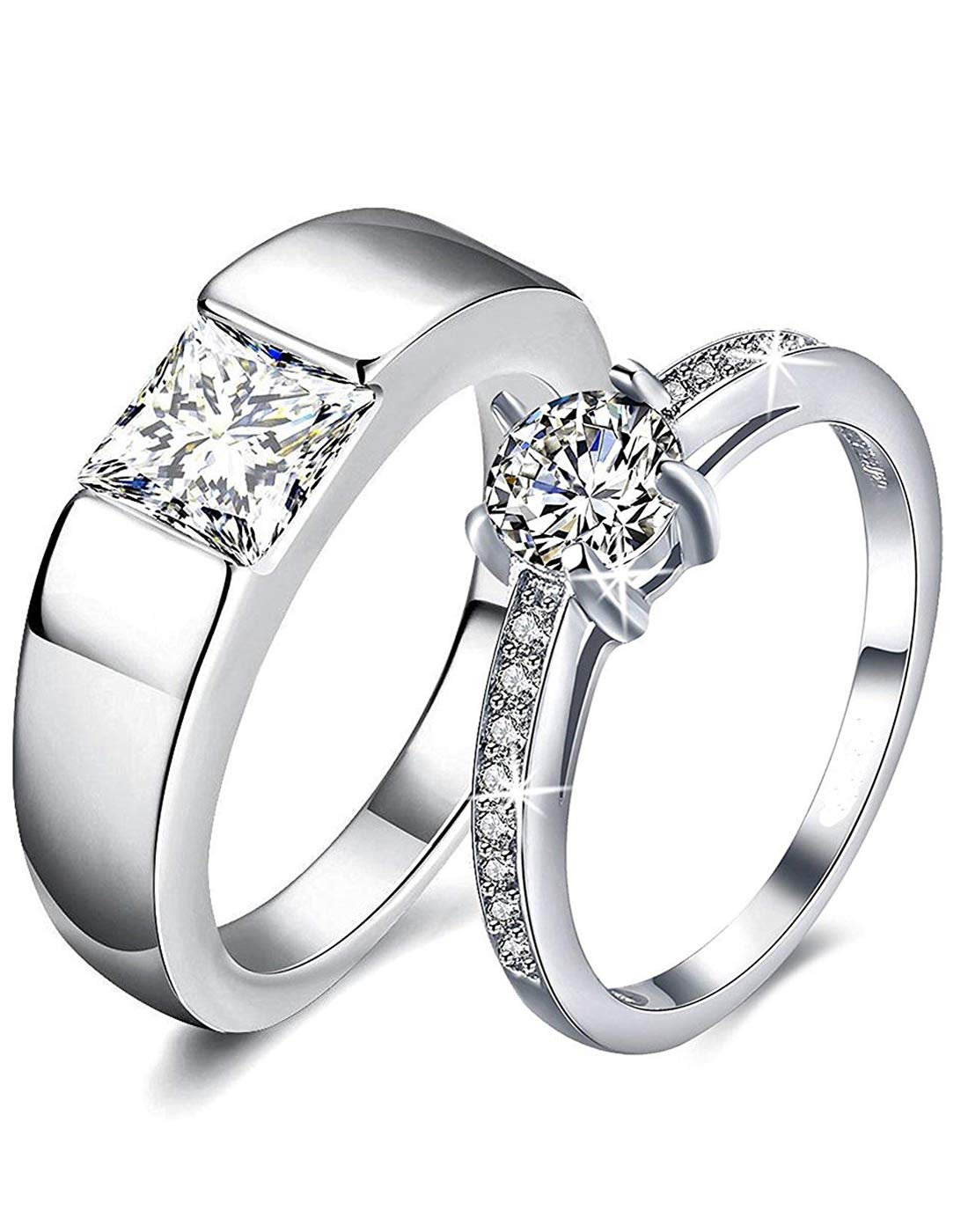 See full amazon price history chart for Karatcart Platinum Plated Crystal Alloy Elegant Couple Solitaire Ring for Women Karatcart Platinum Plated Crystal Alloy Elegant Couple Solitaire Ring for Women (B07NBK5X11) Amazon Price History, Amazon Price Tracker