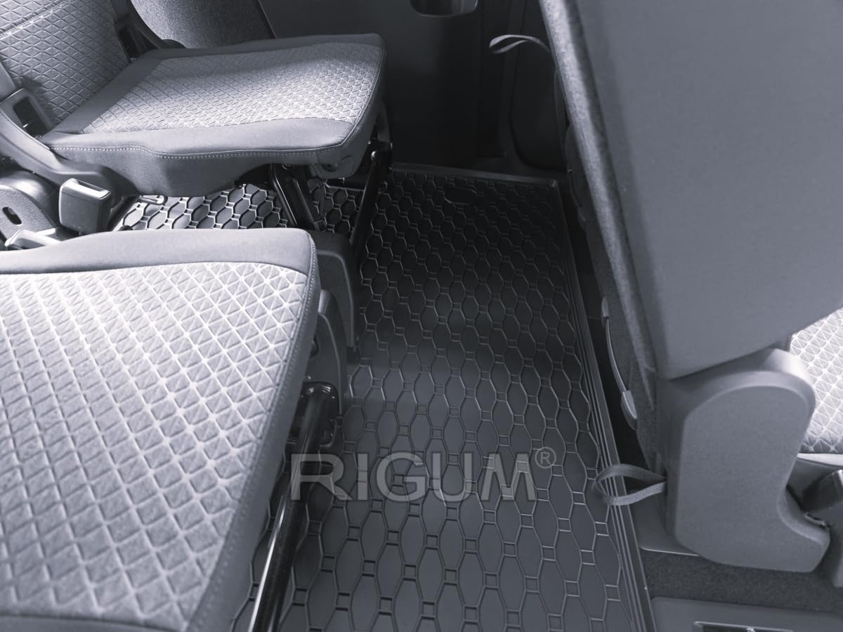 F905168-226B-437379 Tappeti in Gomma su Misura per Abitacolo e Bagagliaio Compatibili con Connect Grand Tourneo 5/7 posti dal 2022-, Caddy Maxi 5/7 posti dal 2021-