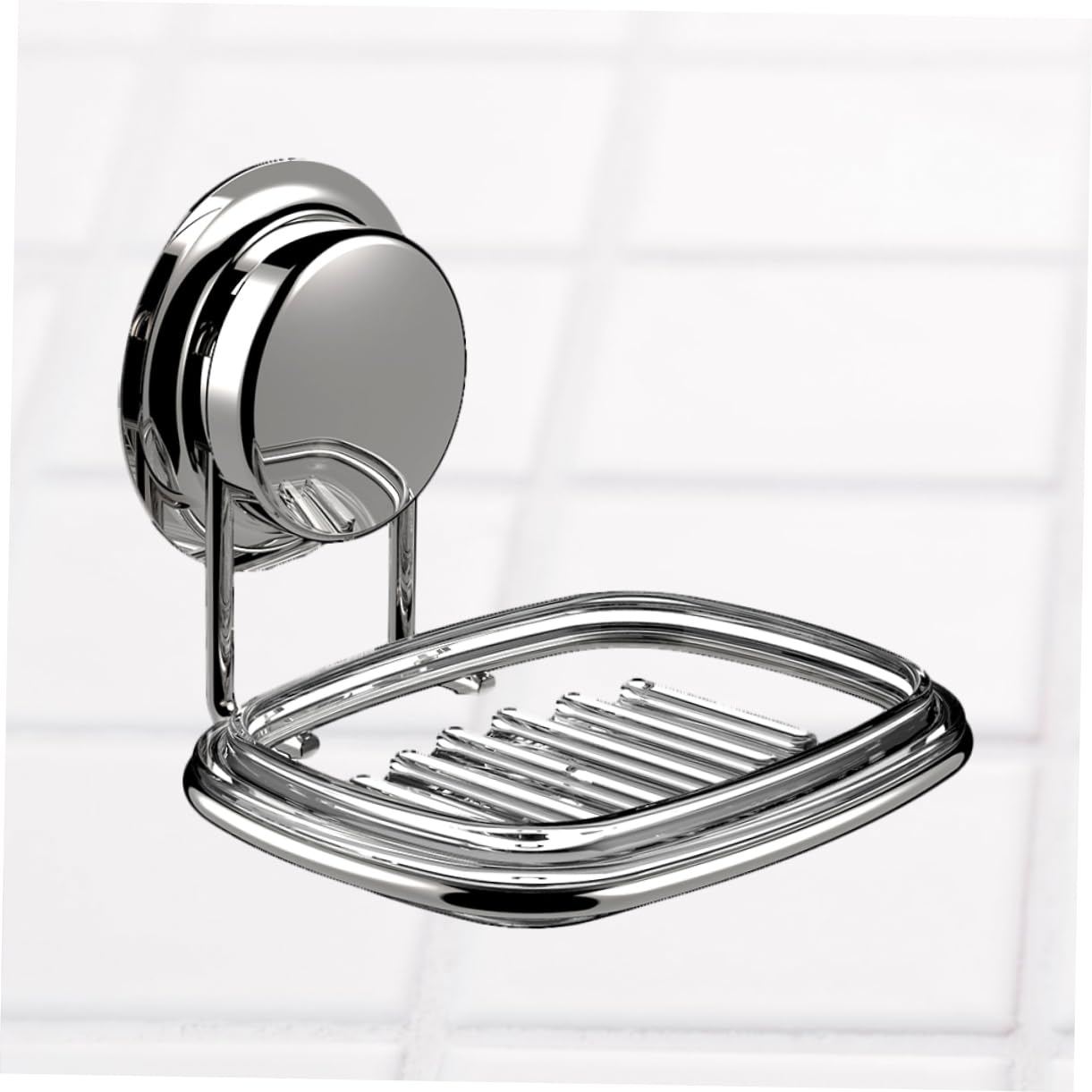 Porta Sapone da Muro in Acciaio Inossidabile Argento | 1 Pezzo, Removibile, per Bagno e Cucina, Contenitore per Sapone Montaggio a Parete