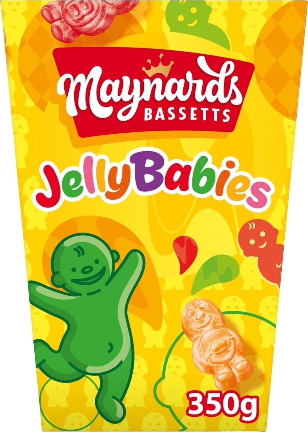 Maynards Bassetts Jelly Babies, Soft Fruity Sweets, 350 g (Pack of 1)