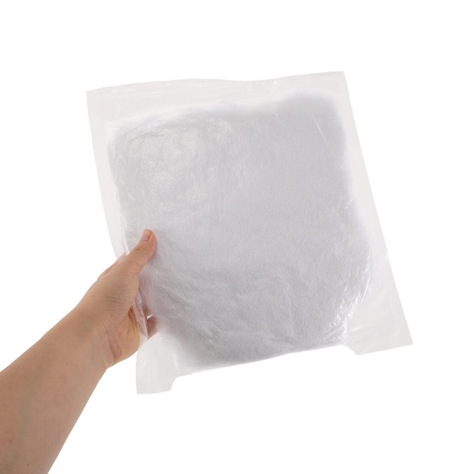 Mipcase 600g Relleno Algodón de Alta Resiliencia para Peluches Almohadas y Cojines para Manualidades y Juguetes Color Natural