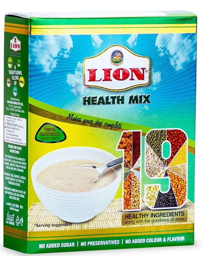 Lion Health Mix 1Kg | Health Mix | Health and Nutrition Drink | Multigrain Health Drink | Health Mix 1Kg | Sathu maavu | 100% organic Lion Health Mix 1Kg | Health Mix | Health and Nutrition Drink | Multigrain Health Drink | Health Mix 1Kg | Sathu maavu | 100% organic
