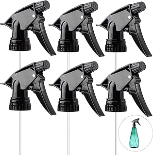 Sponsored Ad - 6pcs Spray Bottle Replacement Nozzle- Reusable Heavy Duty Mist Spray & Stream Sprayer Replacement Tops Fit ...