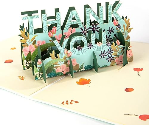 Miniatura 2 de Tarjetas desplegables de agradecimiento – Tarjeta de agradecimiento desplegable con sobres para todas las ocasiones, tarjetas de felicitación de