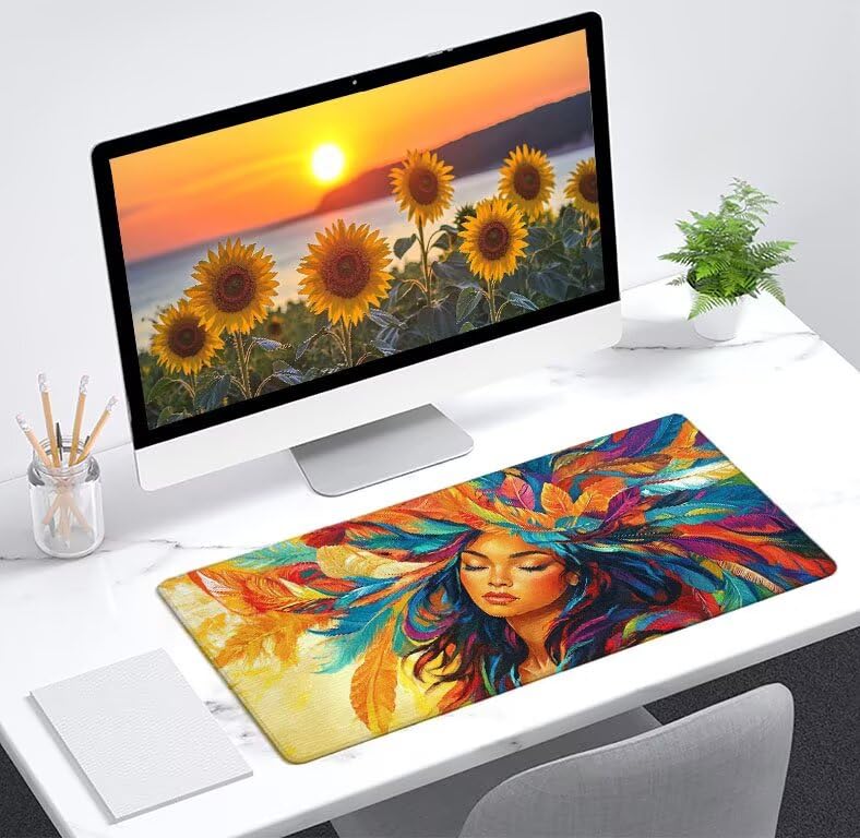 Mouse pad grand format résistant pour résoudre les manques d'espace