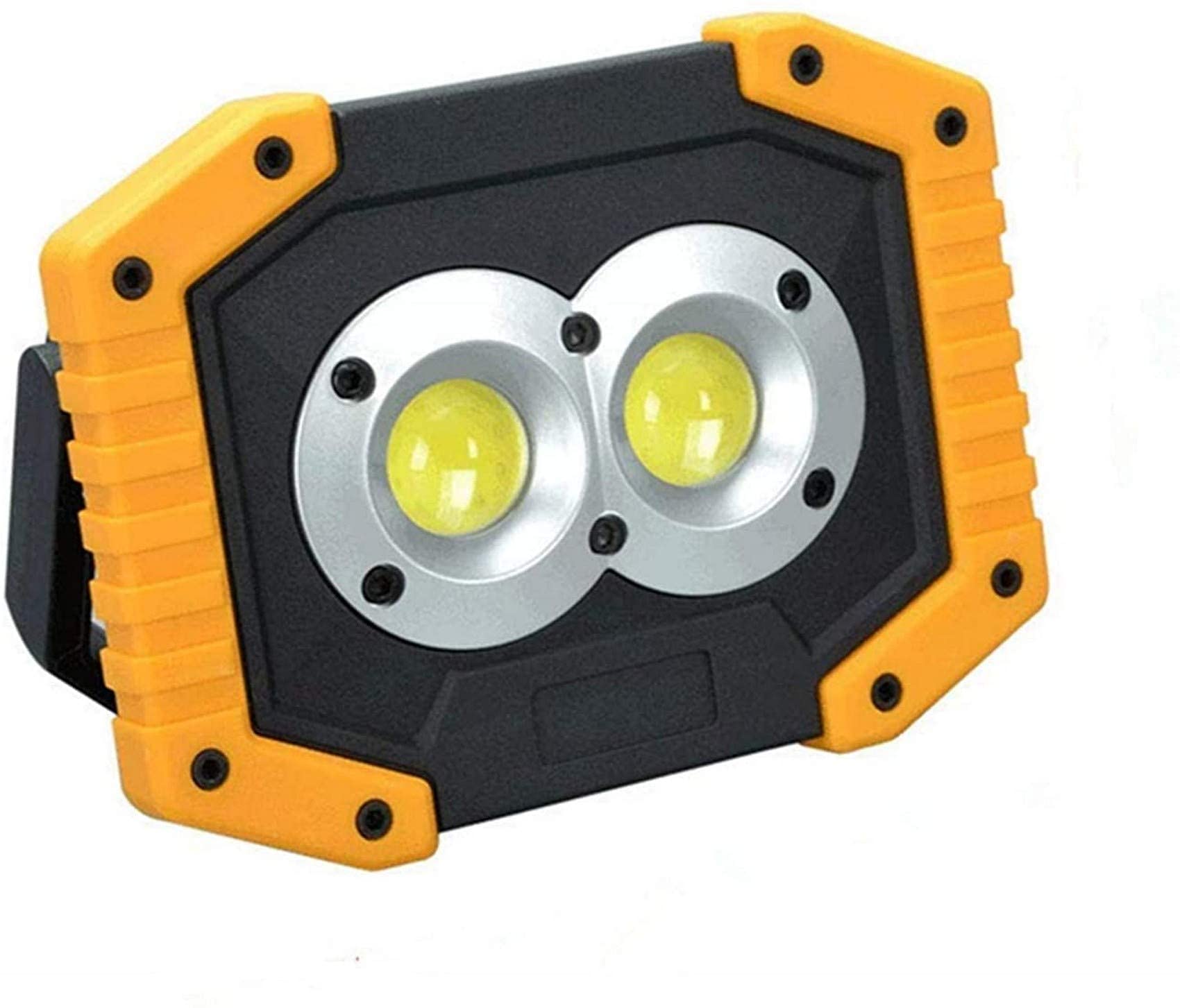 Proiettore Ricaricabile da Esterno, 30W LED Ricaricabile Lampada da Lavoro Proiettore da Esterno Luci da Campeggio con USB Impermeabile per Campeggio all'aperto Viaggi Pesca Luci di Sicurezza