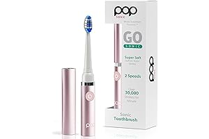 Pop Sonic Electric Toothbrush (Metallic Rose) Sonic Toothbrush Heads