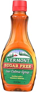 Maple Grove Farms, Syrup, Vermont Maple, Sugar Free, Pack of 12, Size - 12 FZ, Quantity - 1 Case12