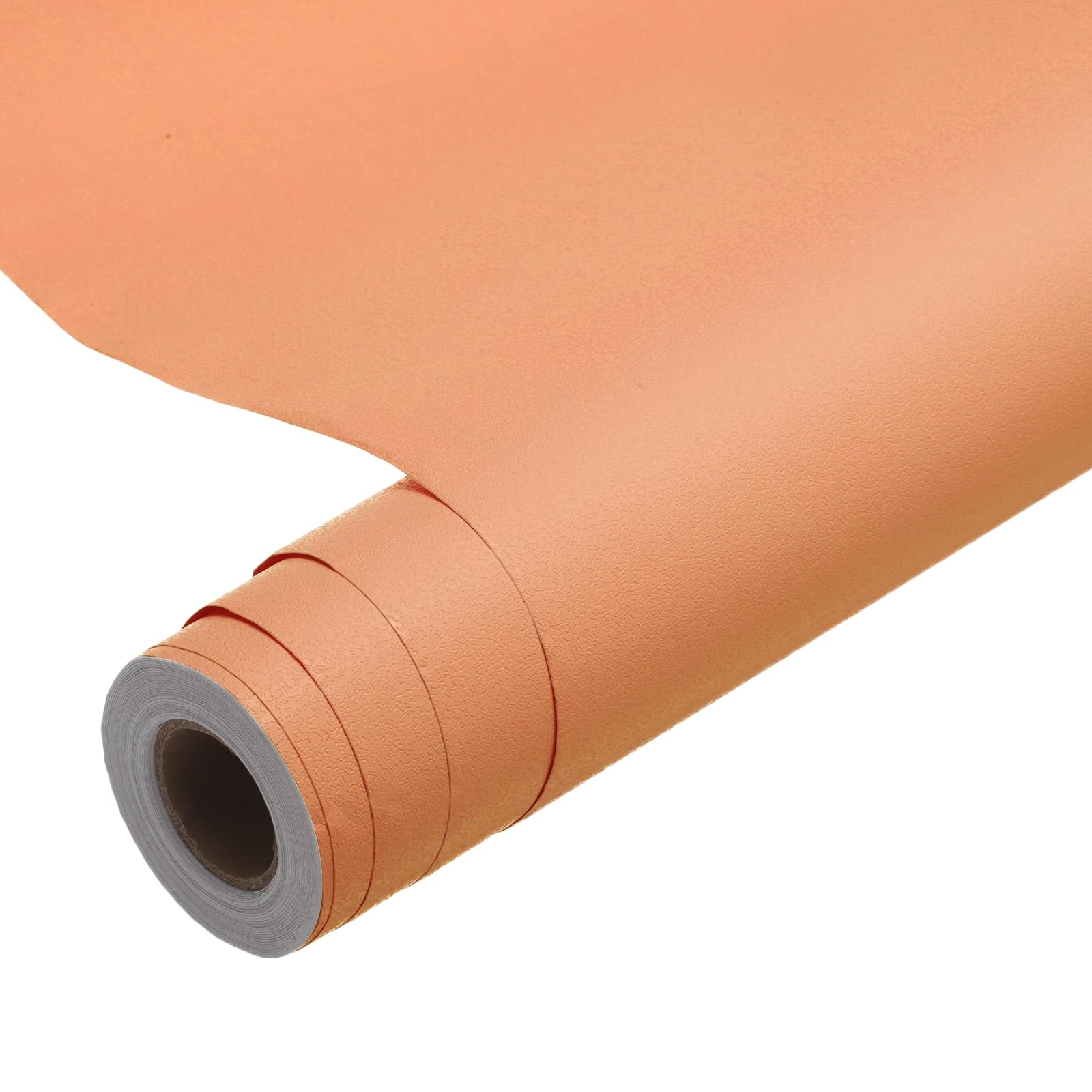 Papier peint PVC givré orange 40cmx8m autocollant imperméable