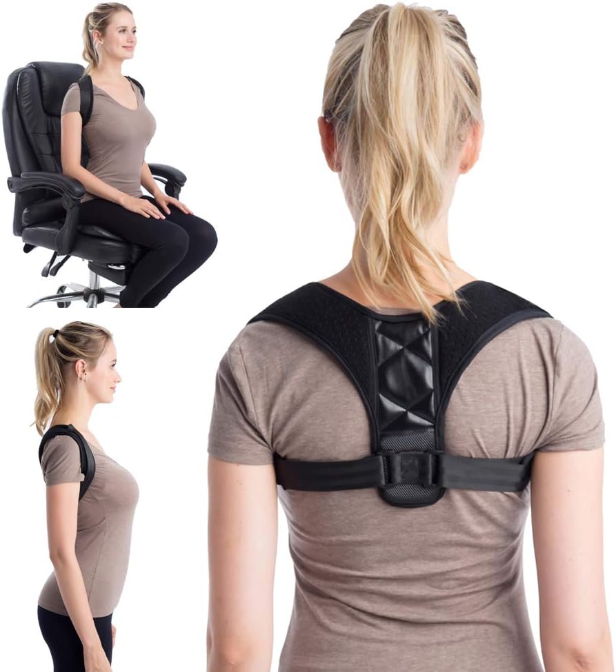 Posture Corrector for Women & Men –Upper Back Support Brace for Providing Pain Relief from Neck, Back, Shoulder & Bad Posture -Clavicle Support Brace for Slouching & Hunching