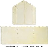 Vista 8 de Toldo para Coche Caravan Canopy para Mega Domain con Correas, Ideal para Almacenamiento en Garaje, Cubierta de Garaje Inflable, Color Café