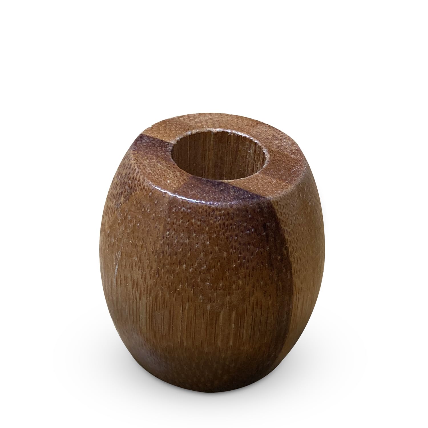 Worldfront Wooden Naturals - Compact Bamboo Toothbrush Holder Eco-Friendly & Affordable Keeps Bamboo Toothbrushes Dry Ideal For Hygienic Bathroom Decor