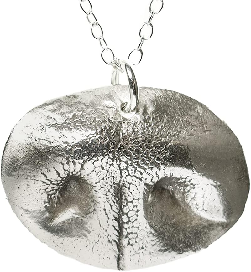 Custom silver pet nose pendant kit