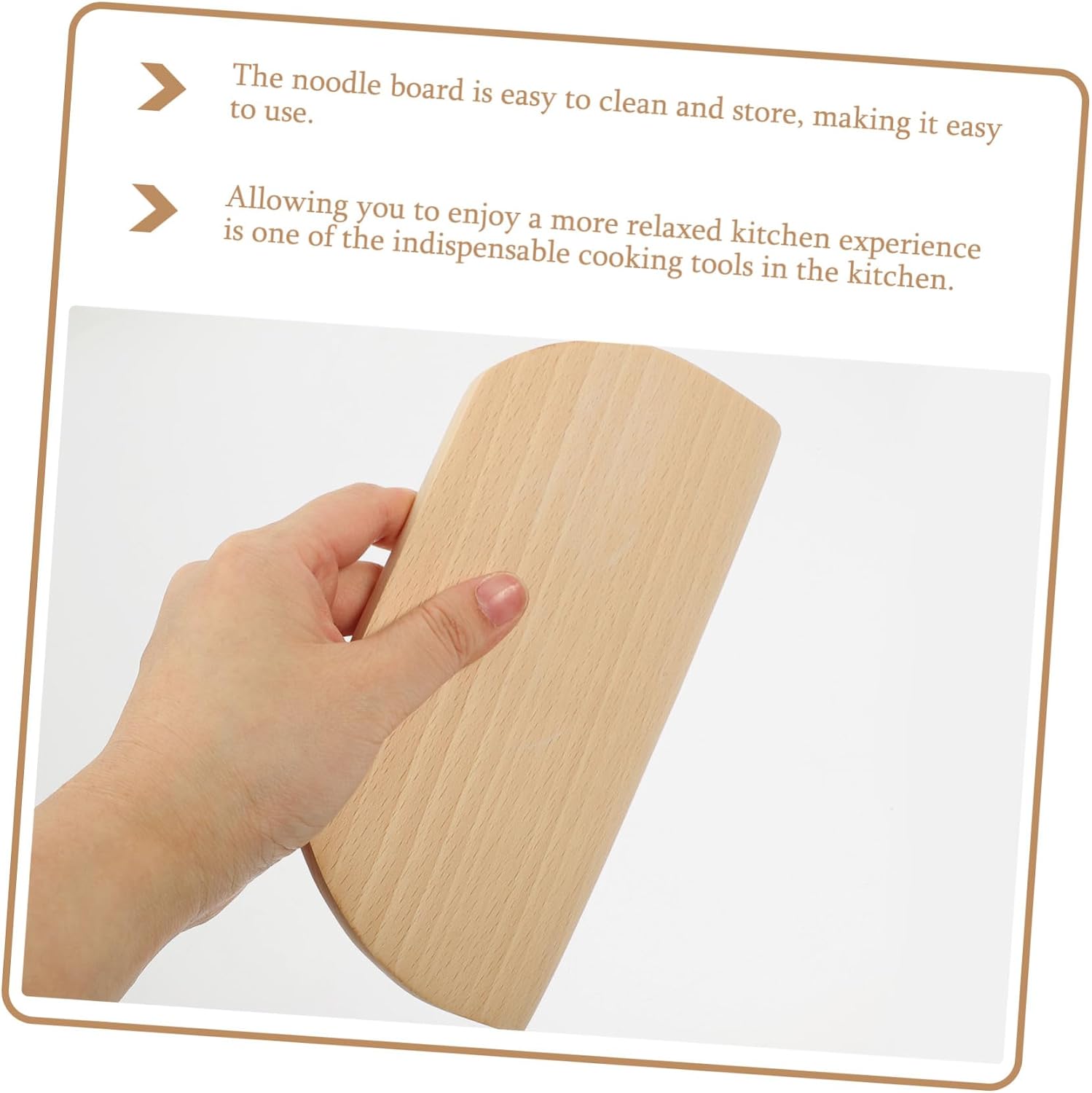 BESTOYARD 2pcs Gnocchi Board Set Wooden Gnocchi Makers with Dough Scraper for Homemade Pasta and Dumpling Wrappers Convenient Kitchen Tools for Baking Lovers image 3