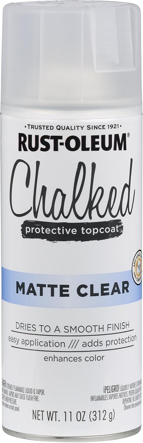 Rust-Oleum Chalked All-in-One Ultra Matte Matte Clear Spray Paint