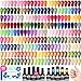 VANREESA 60 Pcs Gel Nail Polish Set, 55 Colors Gel Polish with Base Coat & 4 Effects Top Coat Full-Color Nail Polish Set All Seasons Nail Kit Gifts for Women Girls Nail Salon at Home