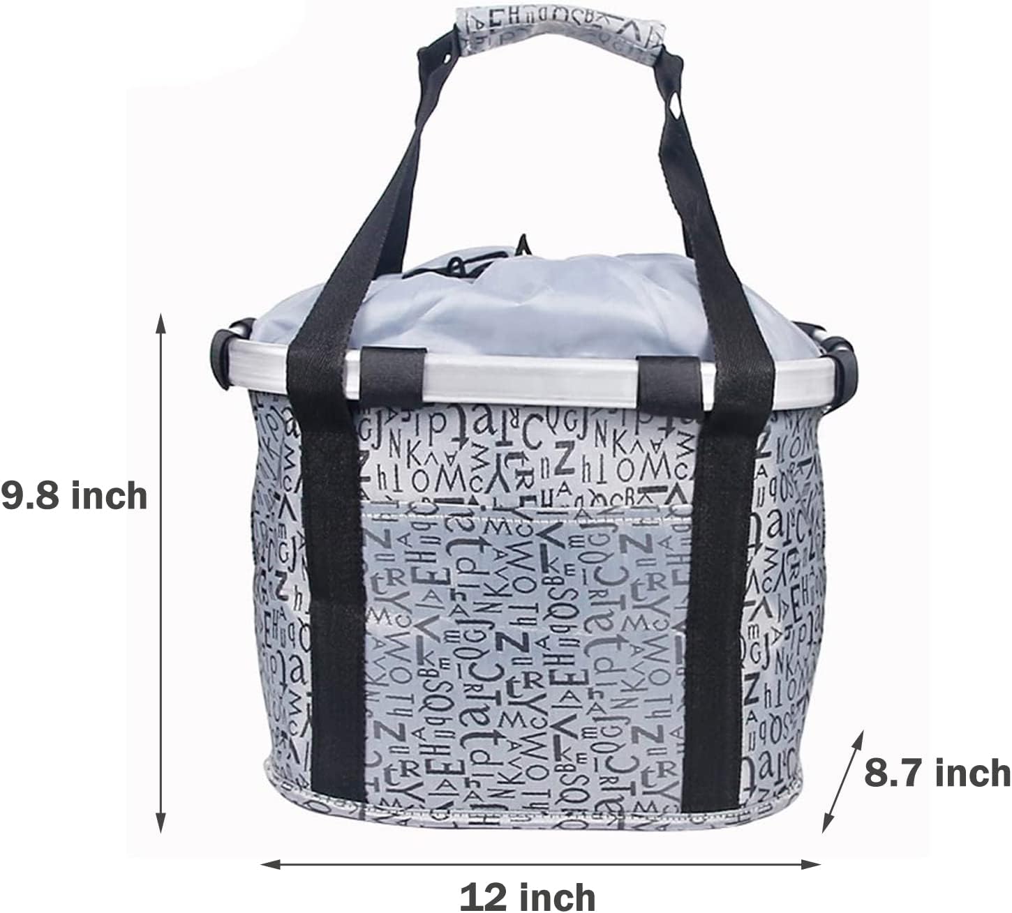 Bike Basket,Dog Bike Basket Front Bicycle Basket for Pets Carrier,Removable Bike Baskets for Women Picnic Shopping So Easy Install