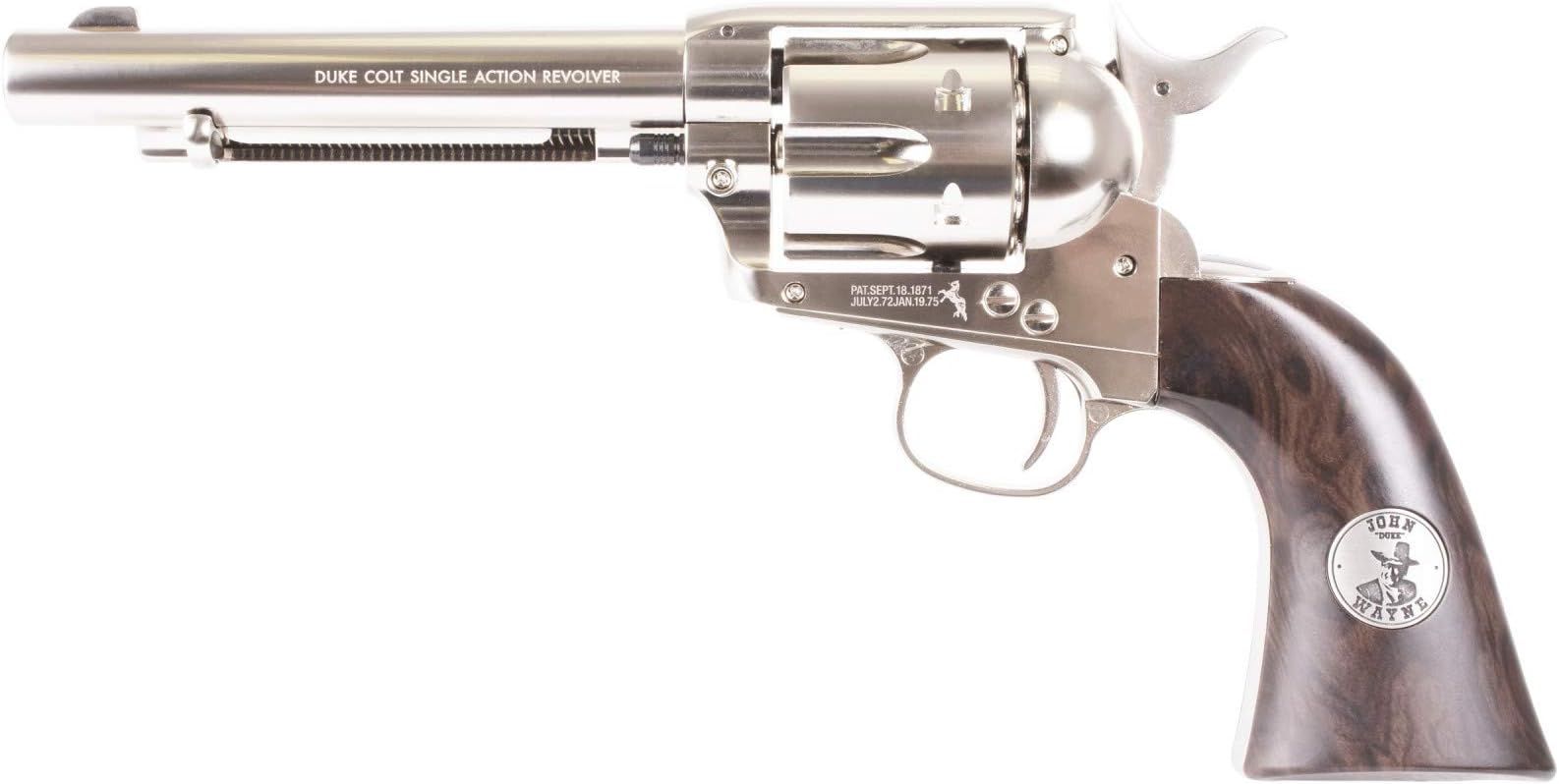 Colt John Wayne CO2 Pellet Revolver, Nickel air Pistol