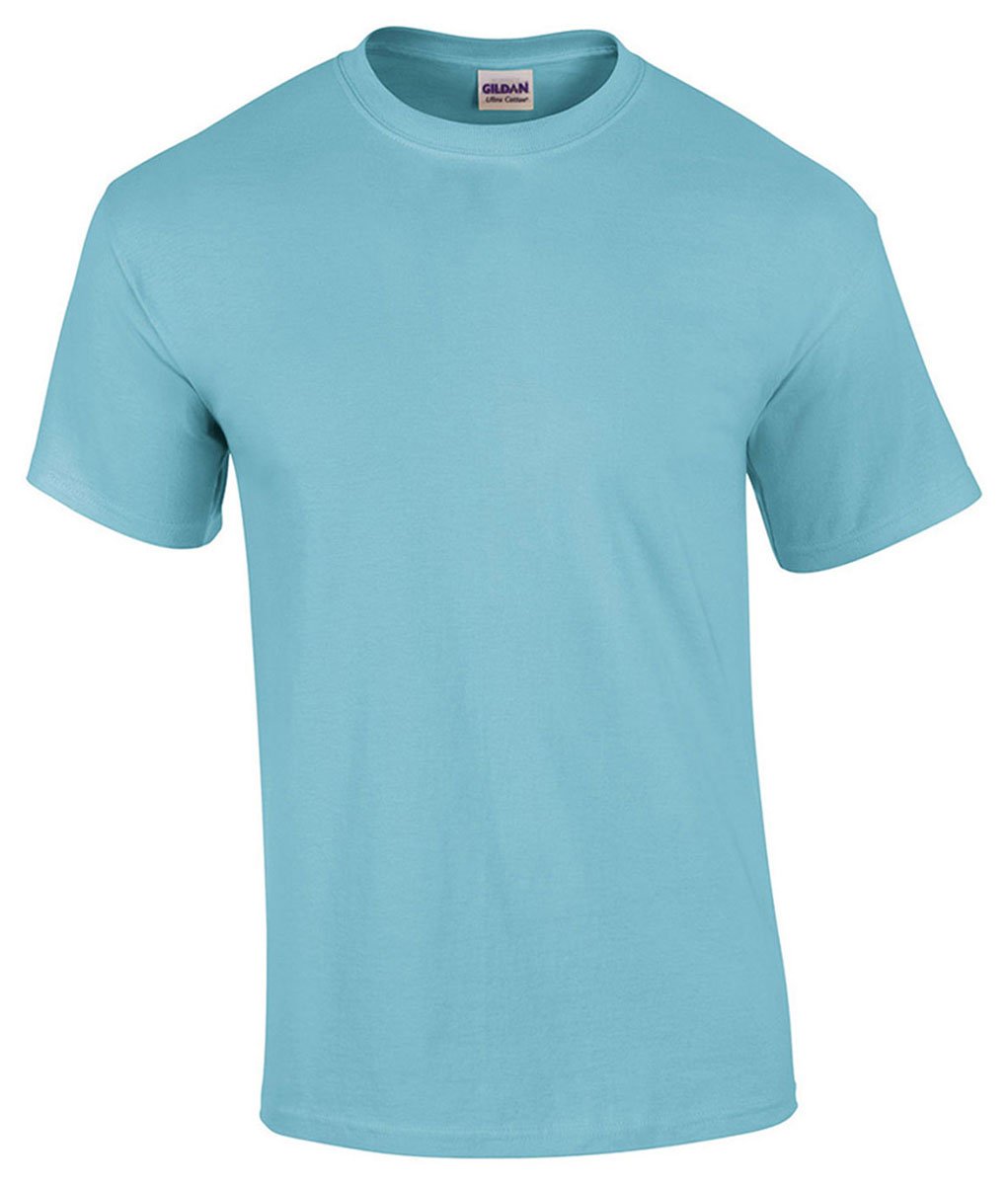 Gildan Men's Sky Heavy Cotton Short Sleeve T-Shirt (M) (Sky)