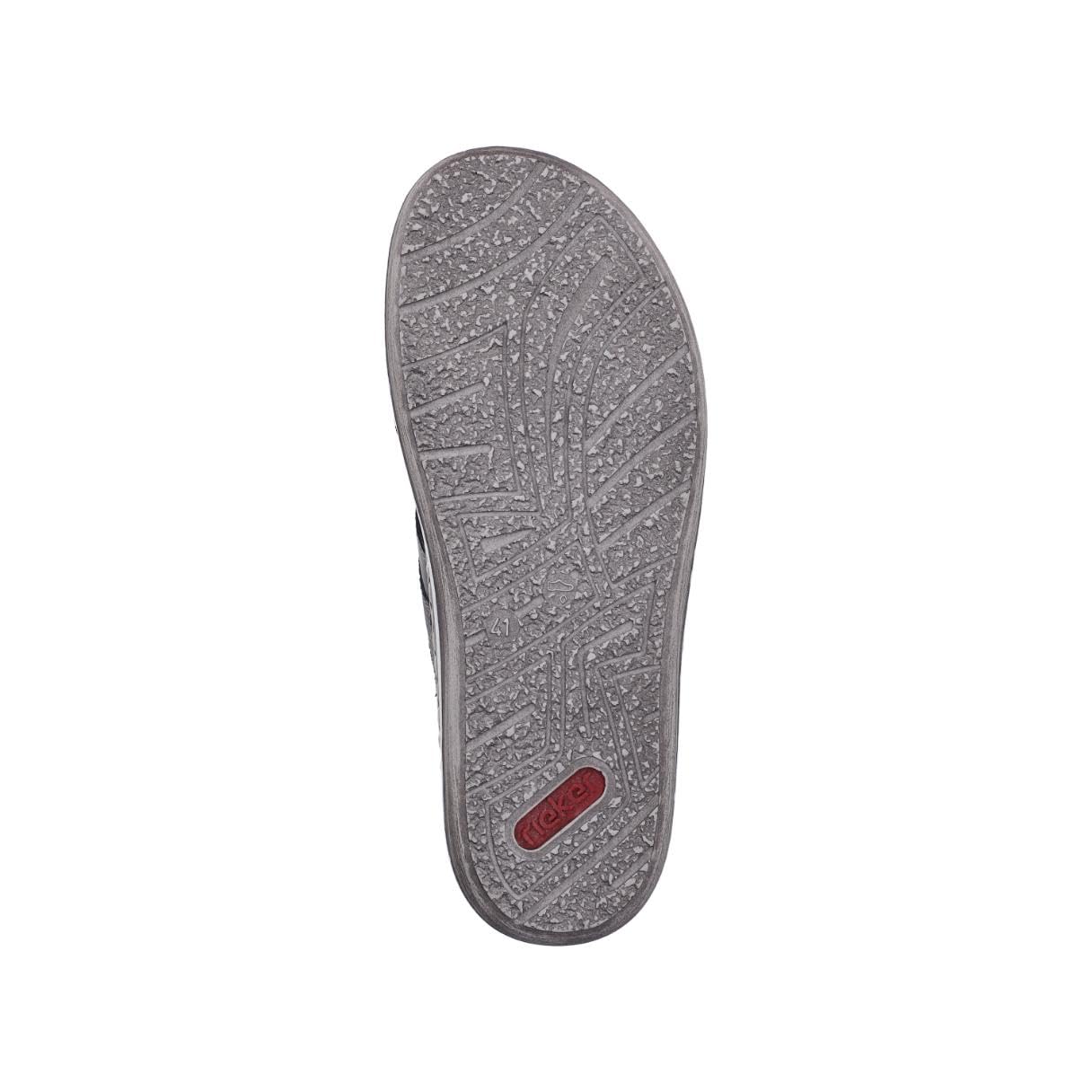 Rieker Herren Pantolette in schwarz