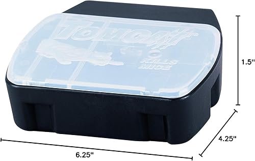 Miniatura 10 de Tomcat Mouse Killer - Estación recargable resistente a los niños, con tapa transparente para un fácil monitoreo, 1 estación de cebo y 4 recambios