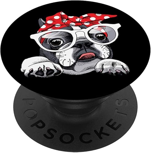 Lindo Bulldog francés regalo para Frenchie mamá PopSockets PopGrip agarre intercambiable para teléfonos y tabletas