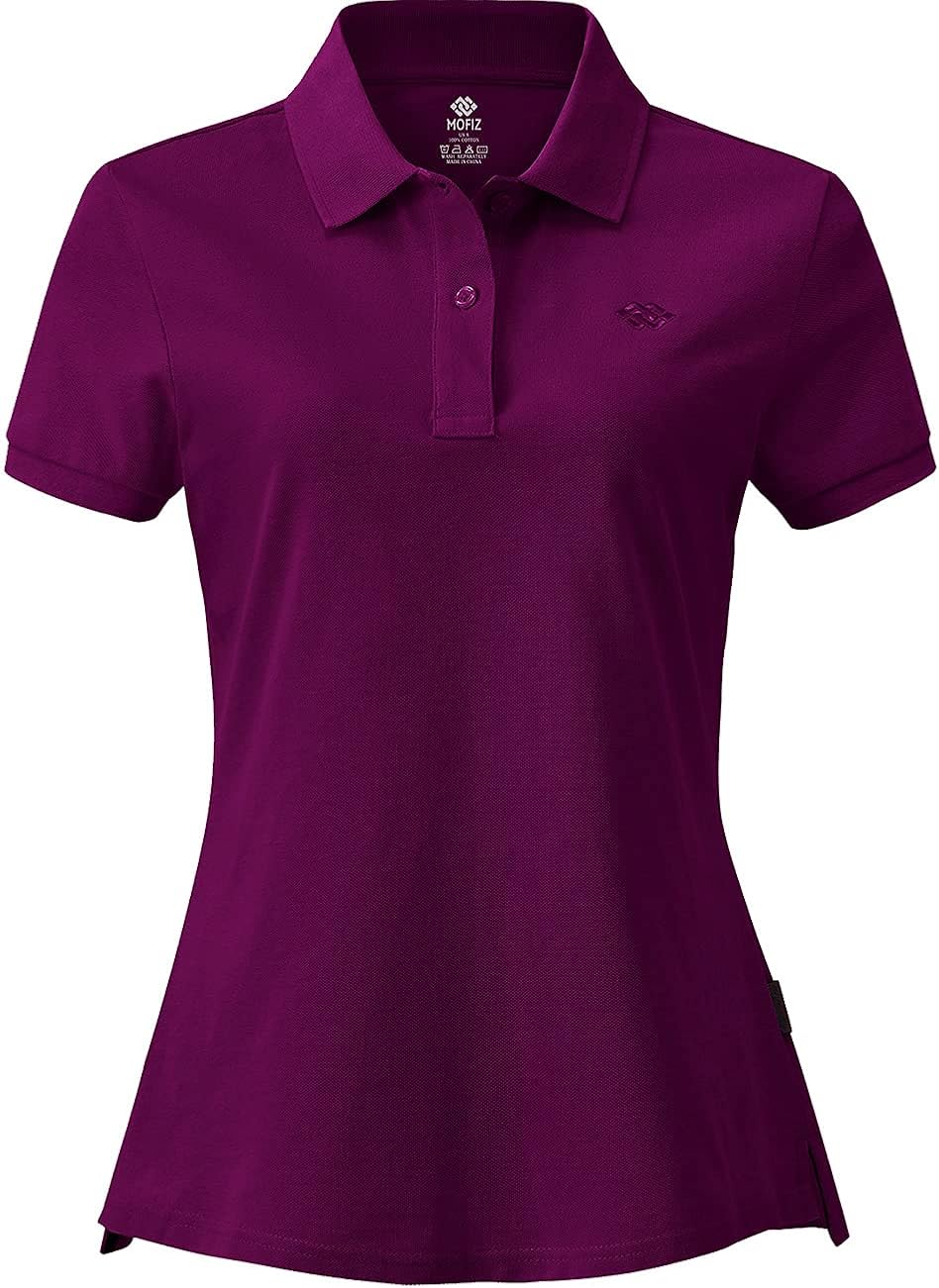 maroon golf polo