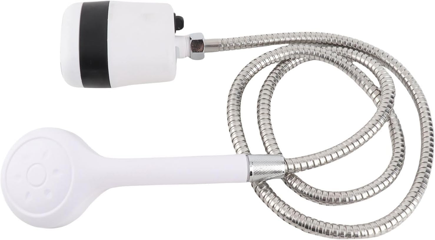 Fafeicy Portable Shower Outdoor Shower Camping with 2200mAh USB Charging & 1.5m Hose for Car Washing Pet Garden Watering Travel