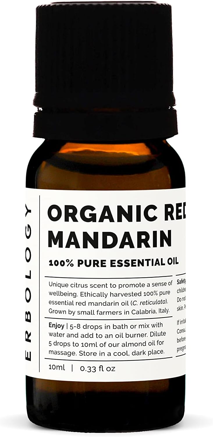 Erbology Organic Pure Lavender Essential Oil 0.34 fl oz - Small Batch - Sustainably Sourced Straight from Farm in Provence, France