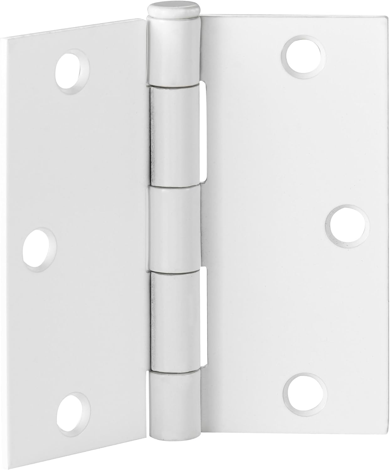 Design House 9-Pack Painted White Interior Door Hinges – 3.5-inch x 3.5-inch – Square Corner Radius Steel Door Hinge – Fits Standard Doors – Design House 185900