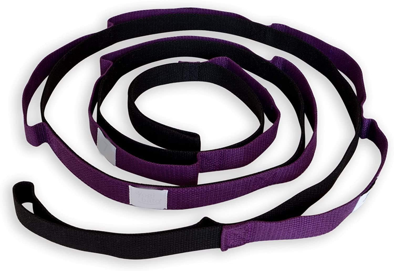 KEYCRAZE Yoga Strap with Loops Belt - 10 Loop Design Yoga Belt for Stretching Exercises, Posture and Asanas | Non Stretchable Belt to Perform Yoga Asanas Easily (Purple, 10 Loops)-image-8