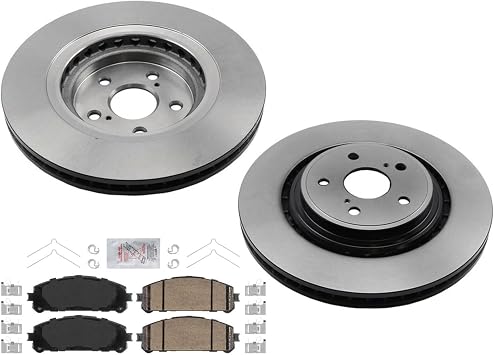 Disc And Pad Set Kit Front Side Steel Ceramic Coated 199701 BR901822 1407-704837