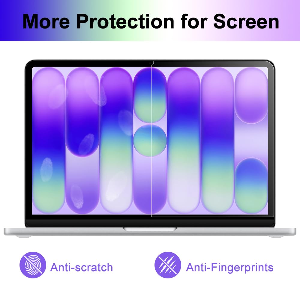 ProElife 2-Pack Anti Glare Screen Protector for 2026 New MacBook Neo 13 inch with Apple A18Pro Chip/A3404 Anti Scratch Accessories 5H Hardness Matte Protective Shield Film for MacBook Neo 13'' - 4