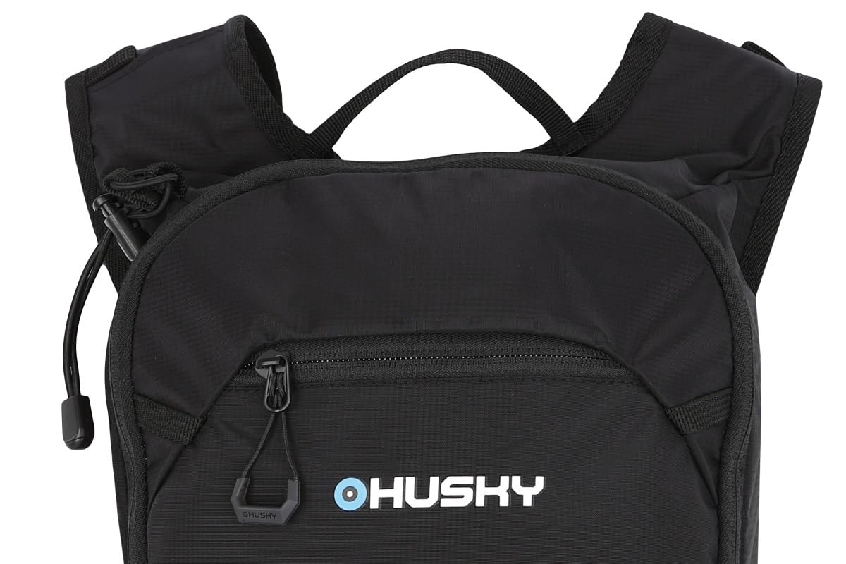 Husky Zaino da bicicletta da 10 l, leggero, robusto e impermeabile, con molto spazio, sistema di comfort e copertura antipioggia per ciclismo, trekking, escursionismo e viaggi