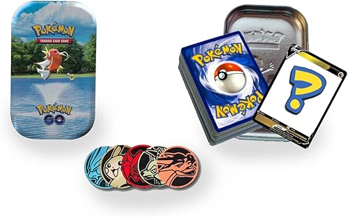 Miniatura 2 de Pokemon TCG - Paquete de fiesta (50 tarjetas surtidas en una lata, 1 tarjeta ultra rara, 1 paquete de refuerzo sellado de fábrica, 1 moneda)