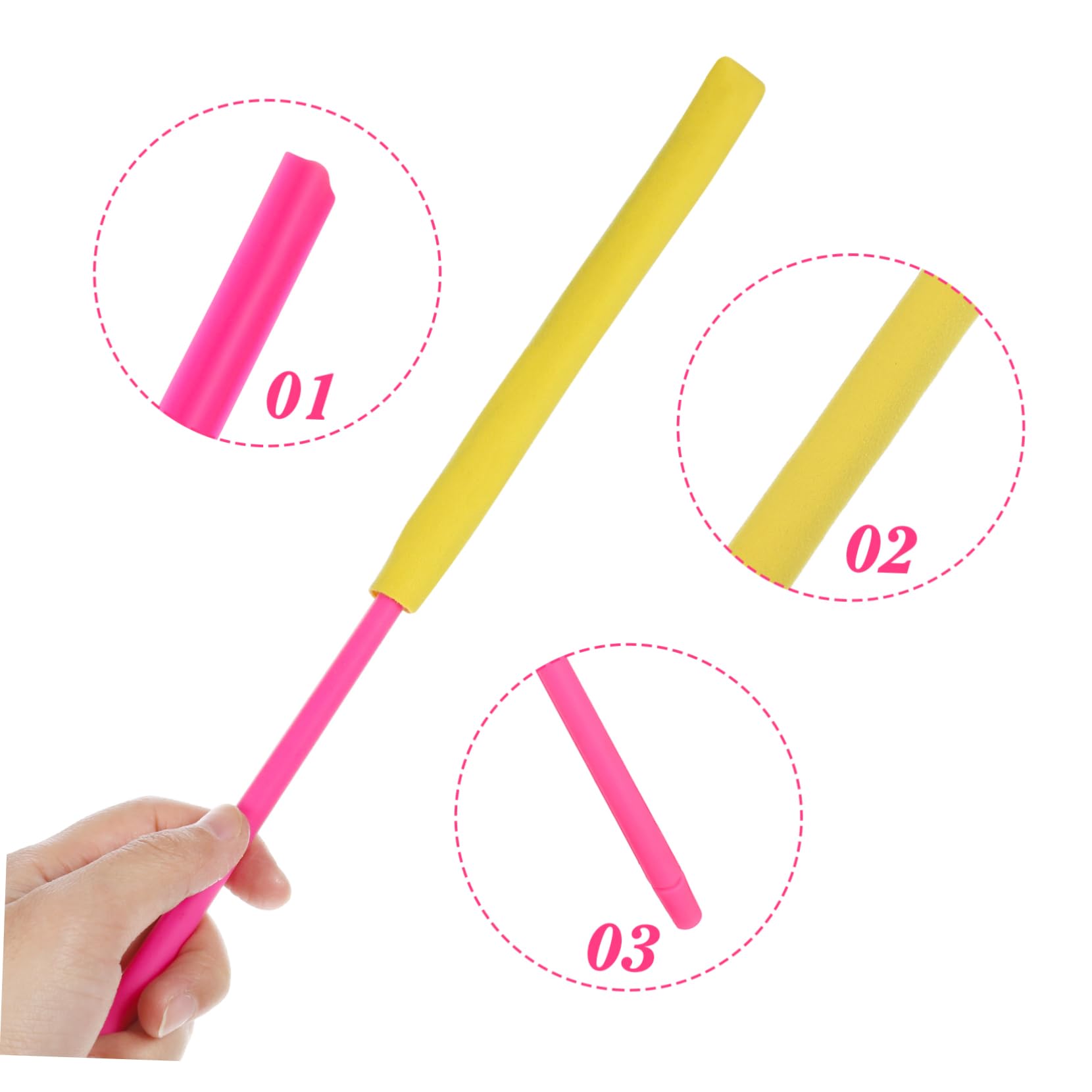 ibasenice 5piezas Bastón De Limpieza De Flauta y Práctico Herramienta De Limpieza De Instrumentos Para Uso Escolar y Profesional Accesorio Esencial Para Clarinetes y Flautas