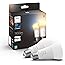 Philips Hue White 10.5W Equivalent 75W A19 Base E26 LED Smart Bulb, Warm-to-Cool White Light, Bluetooth & Zigbee Compatible, 