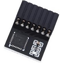 TPM 2.0 Module, 14Pin SPI Secure Storage TPM 2.0 Encryption Security Module Remote Card for ASUS Motherboard for Windows 11