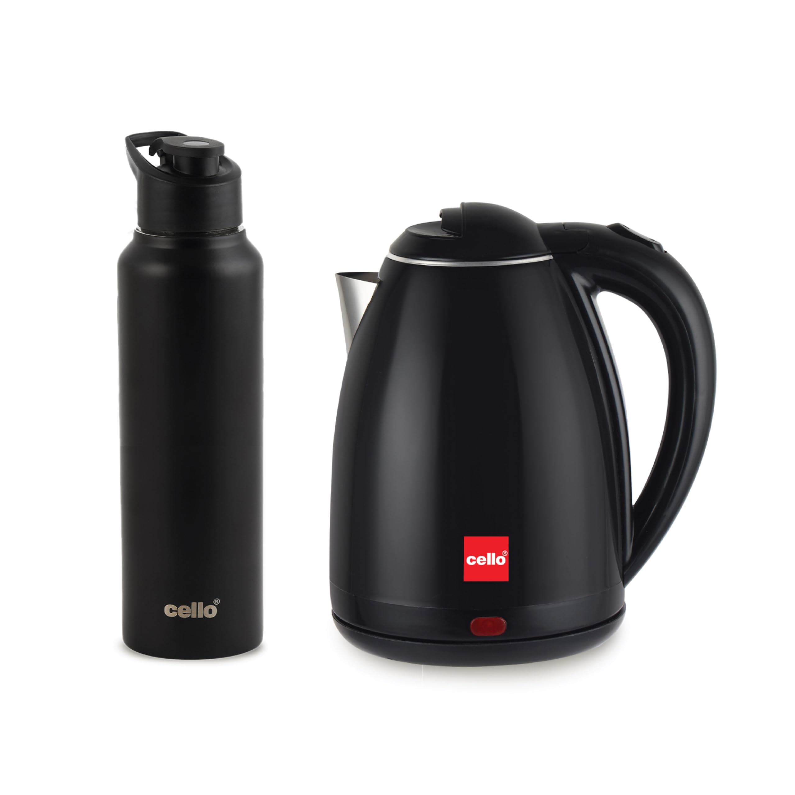 CELLO Pluto Quick Boil Stainless Steel Electric Kettle 1.5L + Sippa Steel Water Bottle 1000ml Combo | Double Wall Cool Touch Outer Body, Auto-Shut Off Protection |Electric Kettle For Boiling Hot Water-image-38