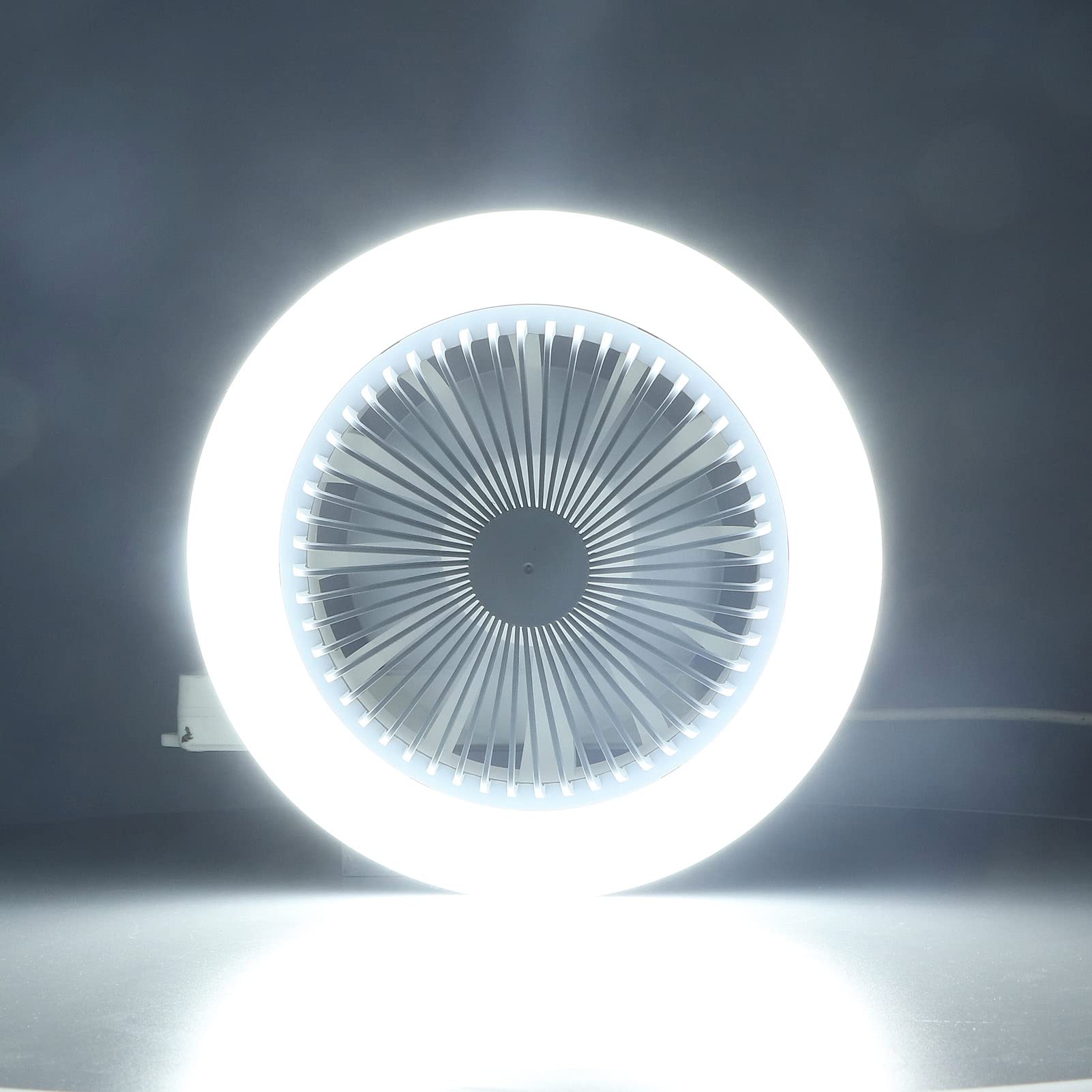 Pilipane Leiser Deckenventilator, 30-W-Deckenventilator mit Lichtsteuerung, einstellbare LED-Ventilatorlampe, kleine elektrische E27-Ventilatorlampe, Moderne Ventilatorbeleuchtung für Schlafzimmer