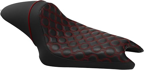 Miniatura 6 de TCT-MOTORPARTS Asiento de conductor y pasajero de 2 asientos para Harley Sportster Iron XL883 XL1200 Forty Eight Seventy Two Roadster Custom