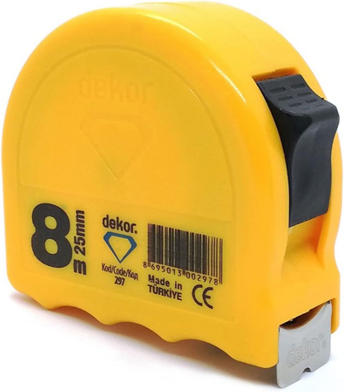 Badem10 Dekor 297 Şerit Metre 8 m x 25 mm Paslanmaz