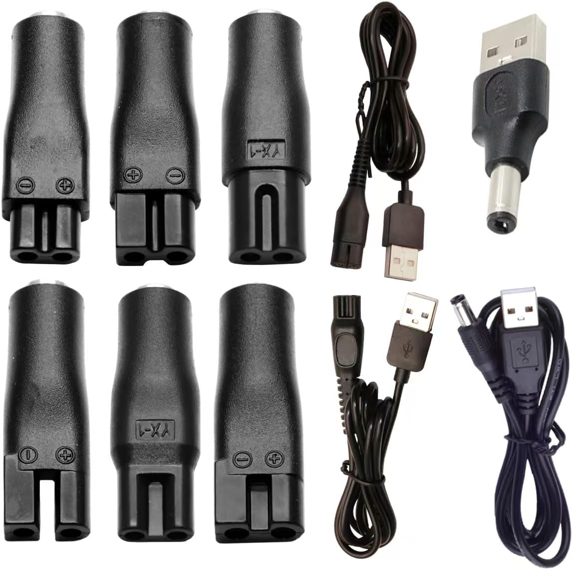 Power Cord 5V Replacement Charger USB adapter is suitable for a variety of electric hairdressers, shavers, purifiers, table lamps and others 5521 adapter hq8505 A00390 charging line