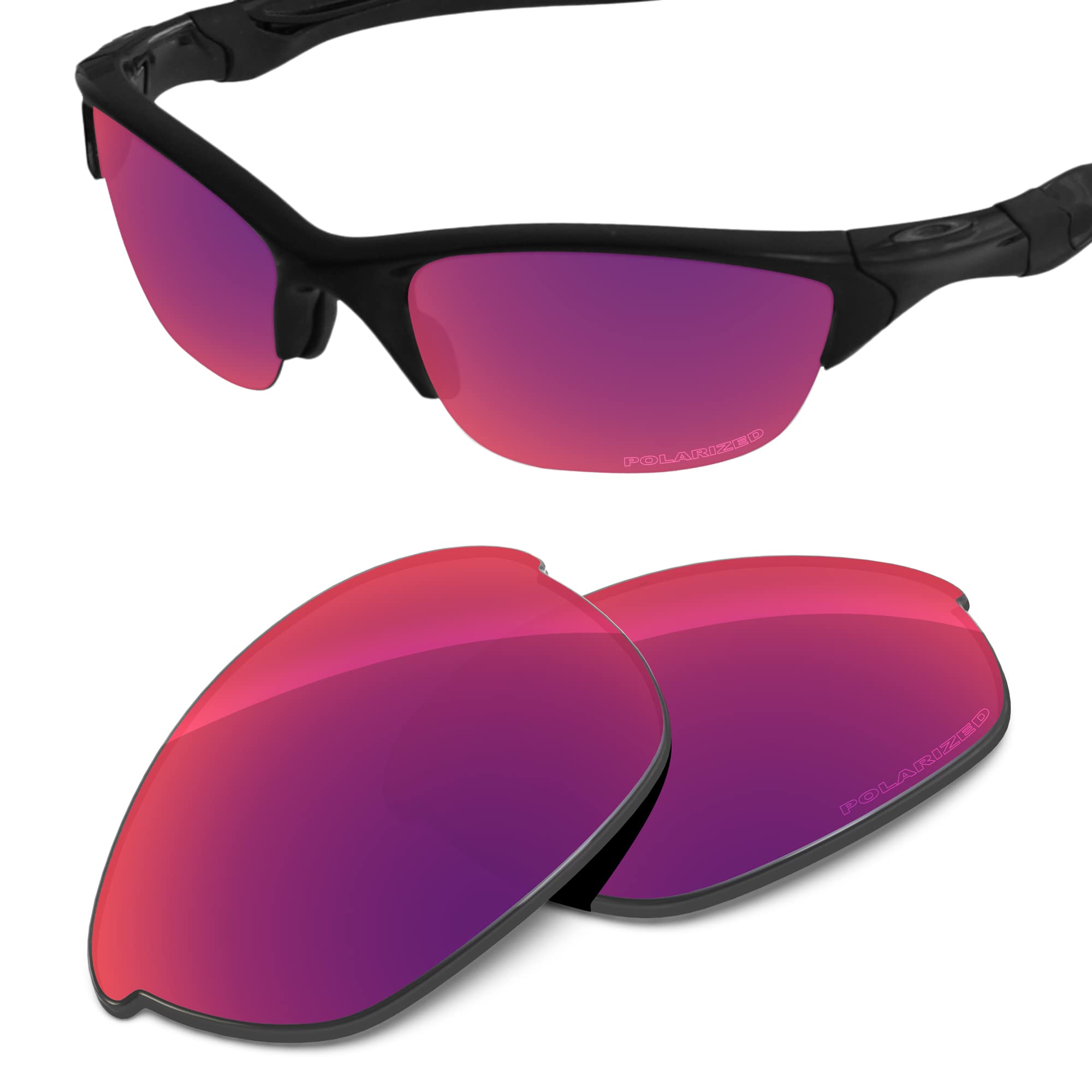 TintartPerformance Lenses Compatible with Oakley Half Jacket 2.0 | Half Jacket 2.0 Asian Fit(AF) Polarized Etched
