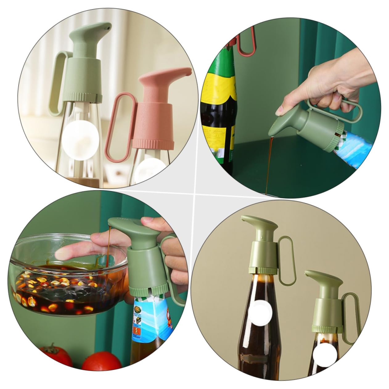 CIYODO Replacement Pump Head Syrup Bottle Pump for Oil Bottle Sauce Dispenser