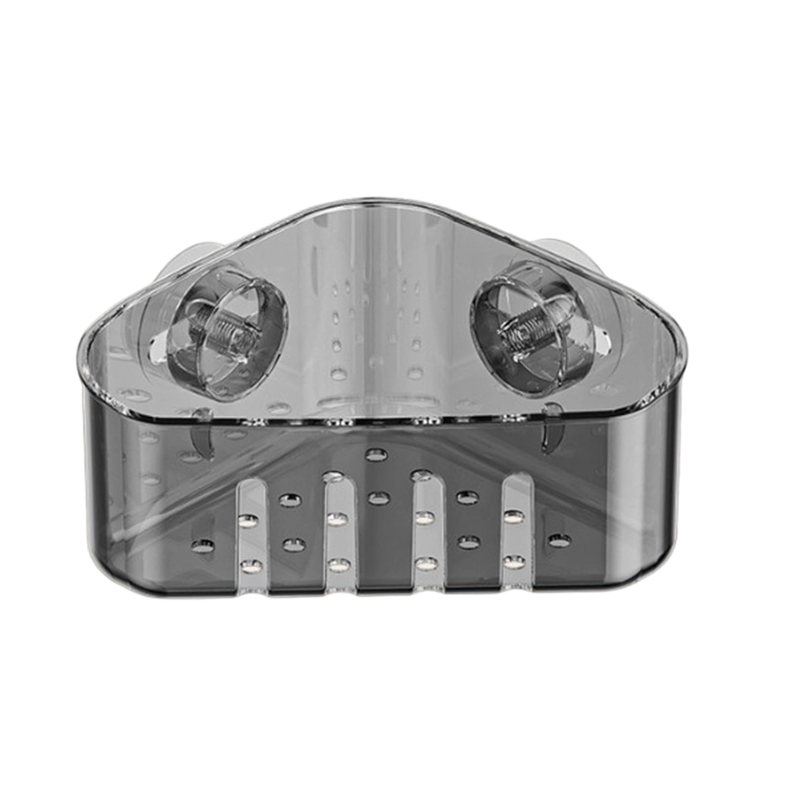 Glifora Suction Cup Sink Drain Rack - Quick Drain Hollow Design, Kitchen Sink Organiser for Sponges, Brushes and Soap